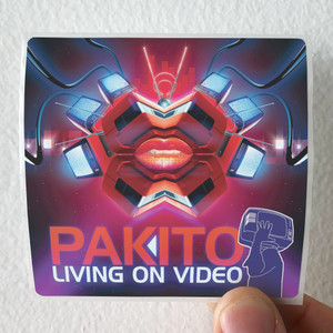 Pakito Living On Video Album Cover Sticker