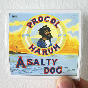 Procol Harum A Salty Dog Album Cover Sticker Procol Harum A Salty Dog Album Cover Sticker