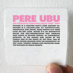 Pere Ubu Les Haricots Sont Pas Sals 19871991 Album Cover Sticker Pere Ubu Les Haricots Sont Pas Sals 19871991 Album Cover Sticker