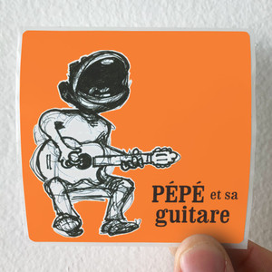 Pepe et sa guitare Pp Et Sa Guitare Album Cover Sticker Pepe et sa guitare Pp Et Sa Guitare Album Cover Sticker