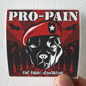 Pro-Pain The Final Revolution Album Cover Sticker Pro-Pain The Final Revolution Album Cover Sticker