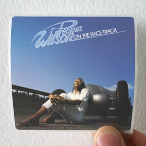 Precious Wilson On The Race Track Album Cover Sticker Precious Wilson On The Race Track Album Cover Sticker