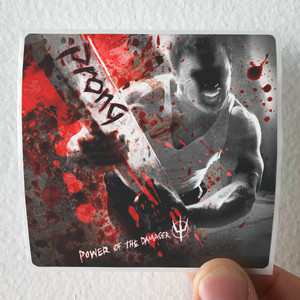 Prong Power Of The Damager Album Cover Sticker Prong Power Of The Damager Album Cover Sticker