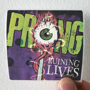 Prong Ruining Lives Album Cover Sticker