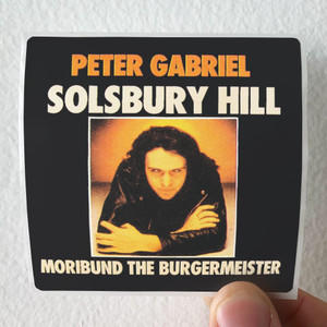 Peter Gabriel Solsbury Hill Album Cover Sticker