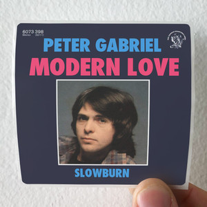 Peter Gabriel Modern Love Album Cover Sticker
