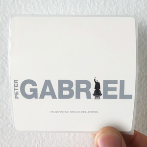 Peter Gabriel Hit Album Cover Sticker