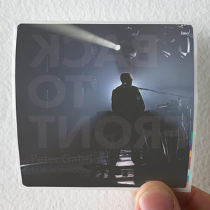 Peter Gabriel Back To Front Peter Gabriel Live In London Album Cover Sticker Peter Gabriel Back To Front Peter Gabriel Live In London Album Cover Sticker