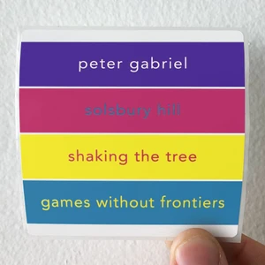 Peter Gabriel Solsbury Hill 5 Album Cover Sticker