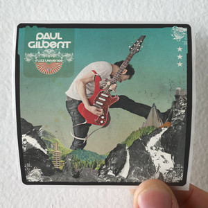 Paul Gilbert Fuzz Universe Album Cover Sticker Paul Gilbert Fuzz Universe Album Cover Sticker