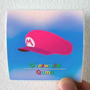 Qumu Overworld From Super Mario World Album Cover Sticker Qumu Overworld From Super Mario World Album Cover Sticker
