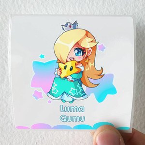 Qumu Luma From Super Mario Galaxy Album Cover Sticker