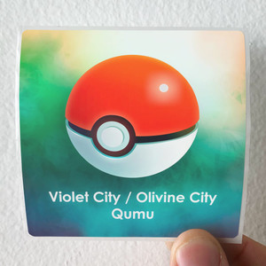 Qumu Violet City Olivine City Album Cover Sticker Qumu Violet City Olivine City Album Cover Sticker