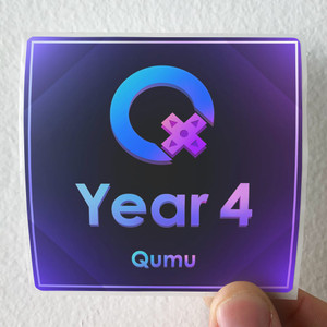 Qumu Year 4 Album Cover Sticker Qumu Year 4 Album Cover Sticker