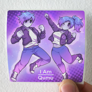 Qumu I Am Album Cover Sticker