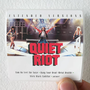 Quiet Riot Extended Versions Album Cover Sticker