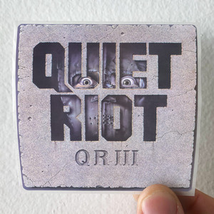 Quiet Riot Qr Iii Album Cover Sticker Quiet Riot Qr Iii Album Cover Sticker
