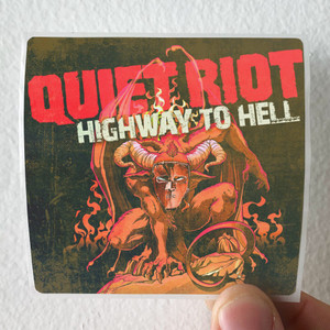 Quiet Riot Highway To Hell Album Cover Sticker