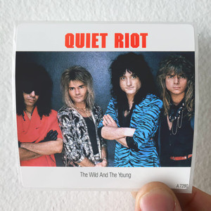 Quiet Riot The Wild And The Young 1 Album Cover Sticker Quiet Riot The Wild And The Young 1 Album Cover Sticker
