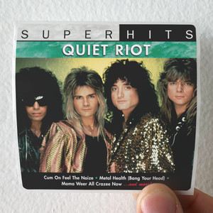 Quiet Riot Super Hits Album Cover Sticker