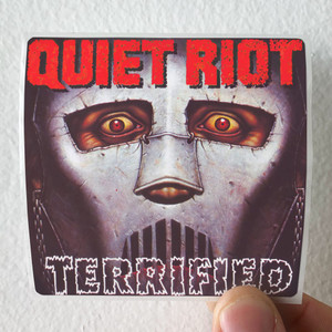 Quiet Riot Terrified 1 Album Cover Sticker Quiet Riot Terrified 1 Album Cover Sticker