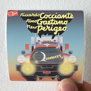 Rino Gaetano Q Concert Album Cover Sticker Rino Gaetano Q Concert Album Cover Sticker