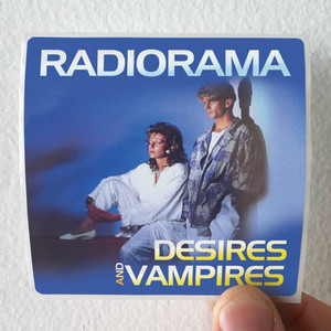 Radiorama Desires And Vampires Album Cover Sticker Radiorama Desires And Vampires Album Cover Sticker