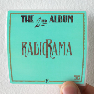 Radiorama The Second Album Cover Sticker Radiorama The Second Album Cover Sticker