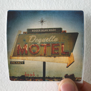 Roger Alan Wade Deguello Motel Album Cover Sticker Roger Alan Wade Deguello Motel Album Cover Sticker