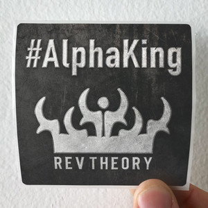 Rev Theory Alpha King Album Cover Sticker