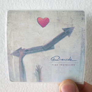 Riverside Time Travellers Album Cover Sticker Riverside Time Travellers Album Cover Sticker