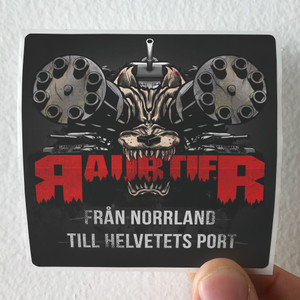 Raubtier Frn Norrland Till Helvetets Port Album Cover Sticker Raubtier Frn Norrland Till Helvetets Port Album Cover Sticker