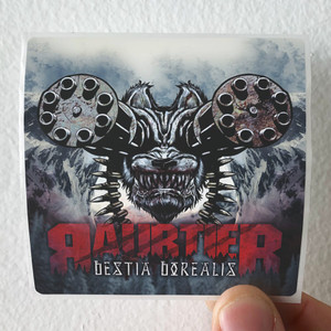 Raubtier Bestia Borealis Album Cover Sticker Raubtier Bestia Borealis Album Cover Sticker