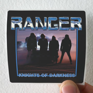 Ranger Knights Of Darkness Album Cover Sticker Ranger Knights Of Darkness Album Cover Sticker