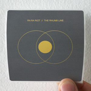 Ra Ra Riot The Rhumb Line Album Cover Sticker