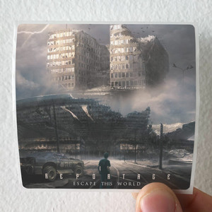 Reportage Escape This World Album Cover Sticker Reportage Escape This World Album Cover Sticker