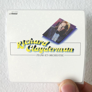 Richard Clayderman Piano Et Orchestre Album Cover Sticker Richard Clayderman Piano Et Orchestre Album Cover Sticker