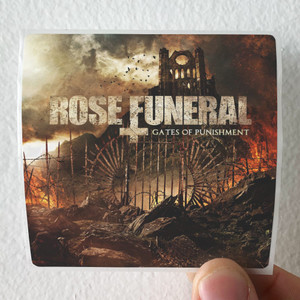 Rose Funeral Gates Of Punishment Album Cover Sticker Rose Funeral Gates Of Punishment Album Cover Sticker