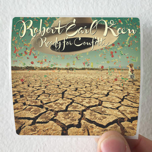 Robert Earl Keen Ready For Confetti Album Cover Sticker Robert Earl Keen Ready For Confetti Album Cover Sticker