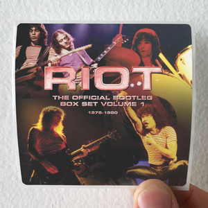 Riot The Official Bootleg Box Set Volume 1 1976 1980 Album Cover Sticker