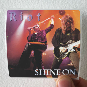 Riot Shine On Album Cover Sticker Riot Shine On Album Cover Sticker