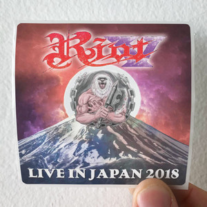 Riot Live In Japan 2018 Album Cover Sticker Riot Live In Japan 2018 Album Cover Sticker
