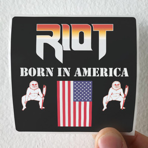 Riot Born In America 1 Album Cover Sticker