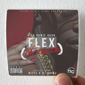 Rich Homie Quan Flex Ooh Ooh Ooh Album Cover Sticker Rich Homie Quan Flex Ooh Ooh Ooh Album Cover Sticker
