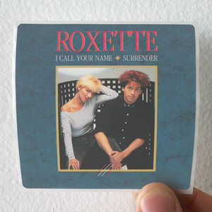 Roxette I Call Your Name Album Cover Sticker Roxette I Call Your Name Album Cover Sticker