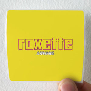 Roxette Anyone 2 Album Cover Sticker Roxette Anyone 2 Album Cover Sticker