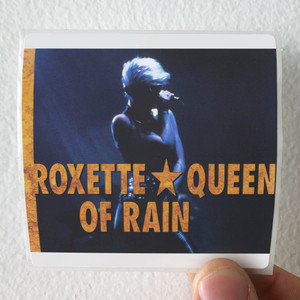 Roxette Queen Of Rain Album Cover Sticker Roxette Queen Of Rain Album Cover Sticker