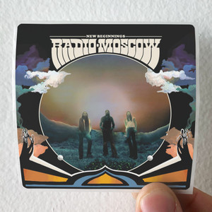 Radio Moscow New Beginnings Album Cover Sticker Radio Moscow New Beginnings Album Cover Sticker