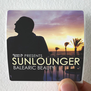 Roger Shah Balearic Beauty Album Cover Sticker Roger Shah Balearic Beauty Album Cover Sticker