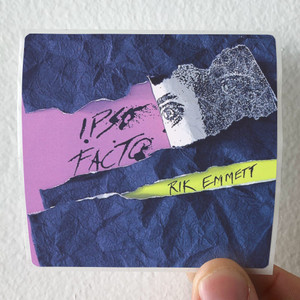 Rik Emmett Ipso Facto Album Cover Sticker Rik Emmett Ipso Facto Album Cover Sticker